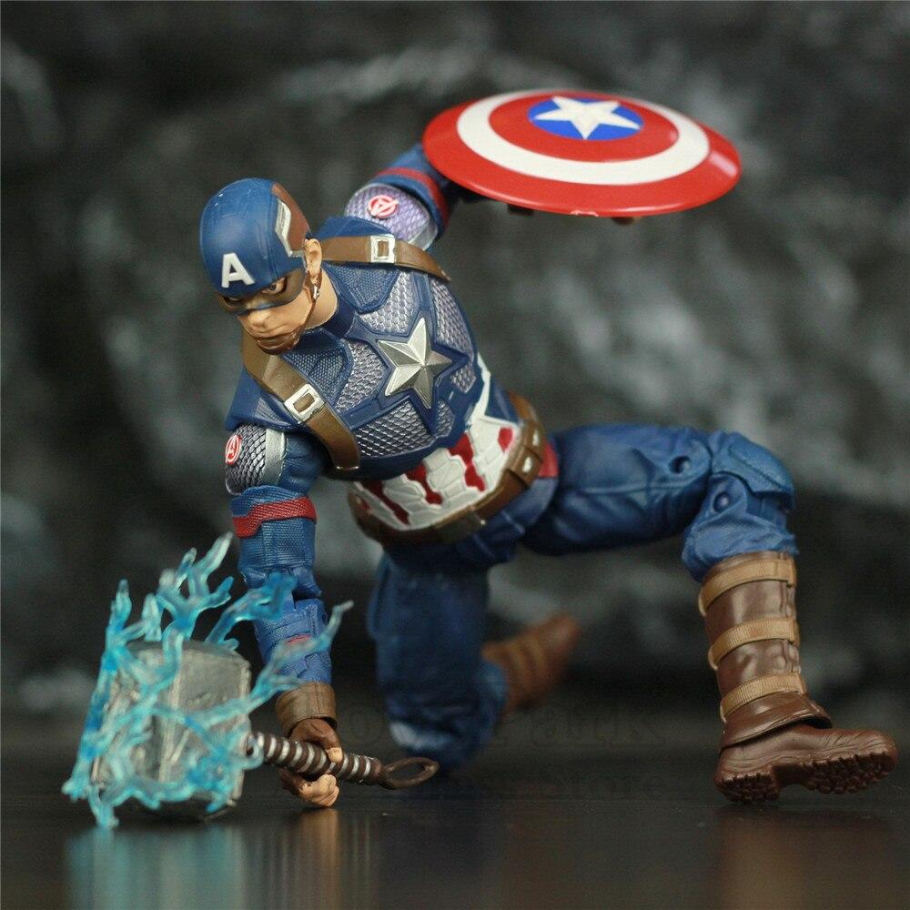 Figurine Captain America avec Marteau de Thor Royaume Figurine