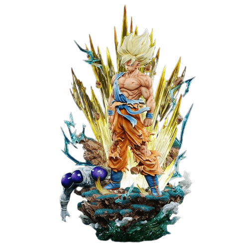 Figurine Collector en Resine Sangoku vs Freezer Royaume Figurine