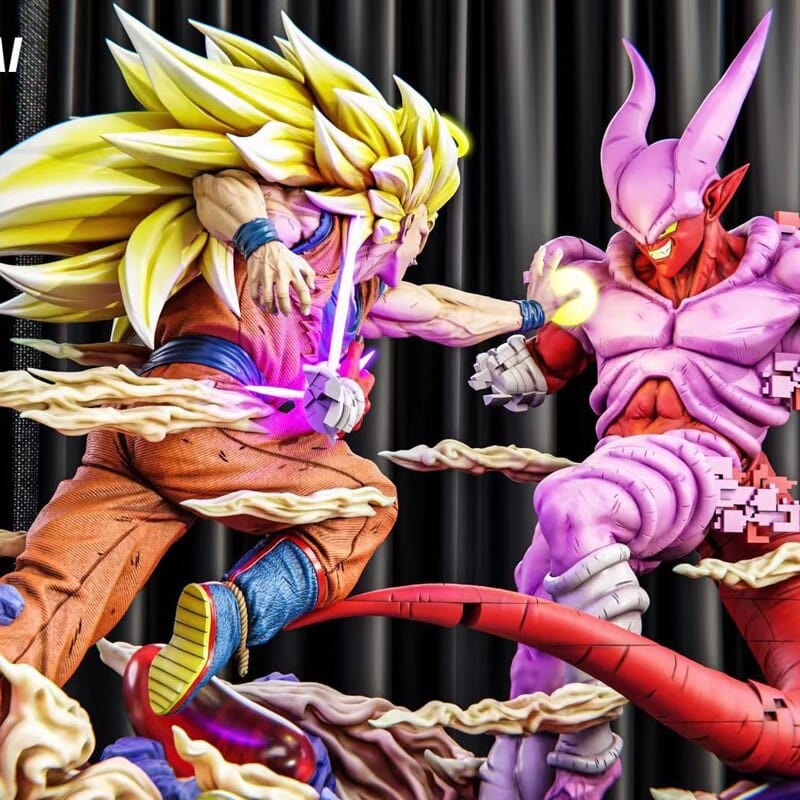 Figurine Collector en Résine Sangoku vs Janemba Royaume Figurine