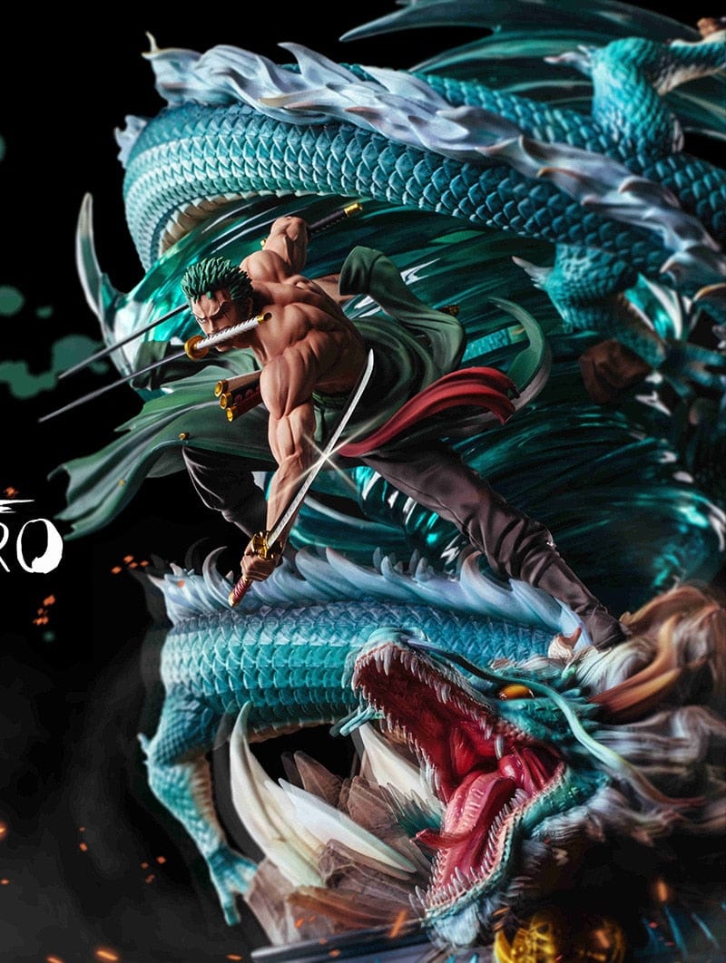 Figurine Collector en Resine Zoro Dragon Royaume Figurine