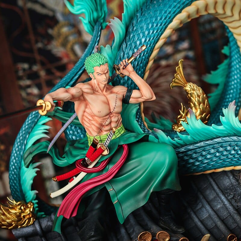 Figurine Collector en Resine Zoro Wano Royaume Figurine