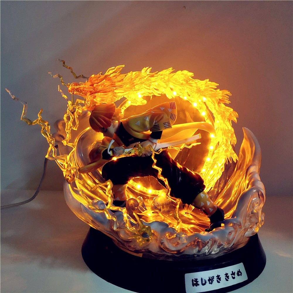 Figurine Demon Slayer Zenitsu LED Royaume Figurine