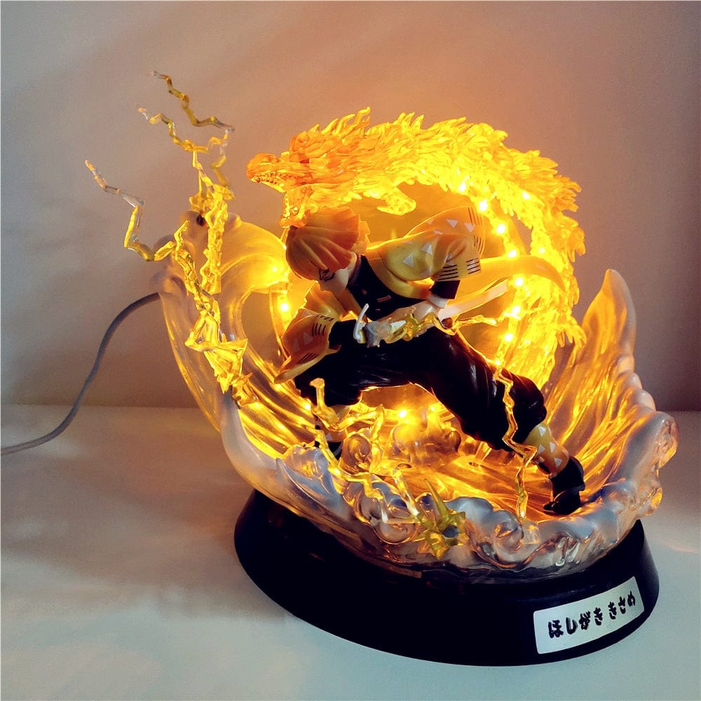 Figurine Demon Slayer Zenitsu LED Royaume Figurine