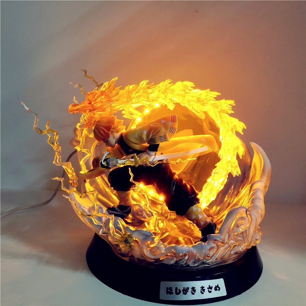 Figurine Demon Slayer Zenitsu LED Royaume Figurine