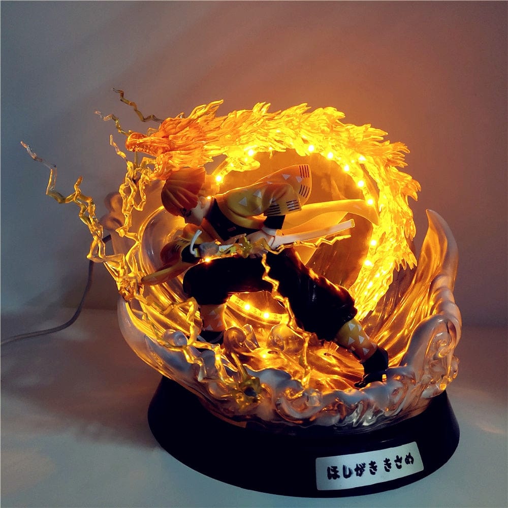 Figurine Demon Slayer Zenitsu LED Royaume Figurine