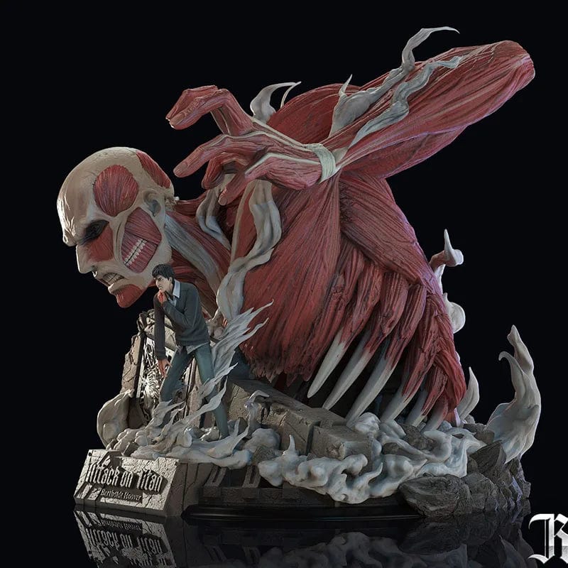 Figurine Édition Limitée en Resine Titan Colossal Royaume Figurine