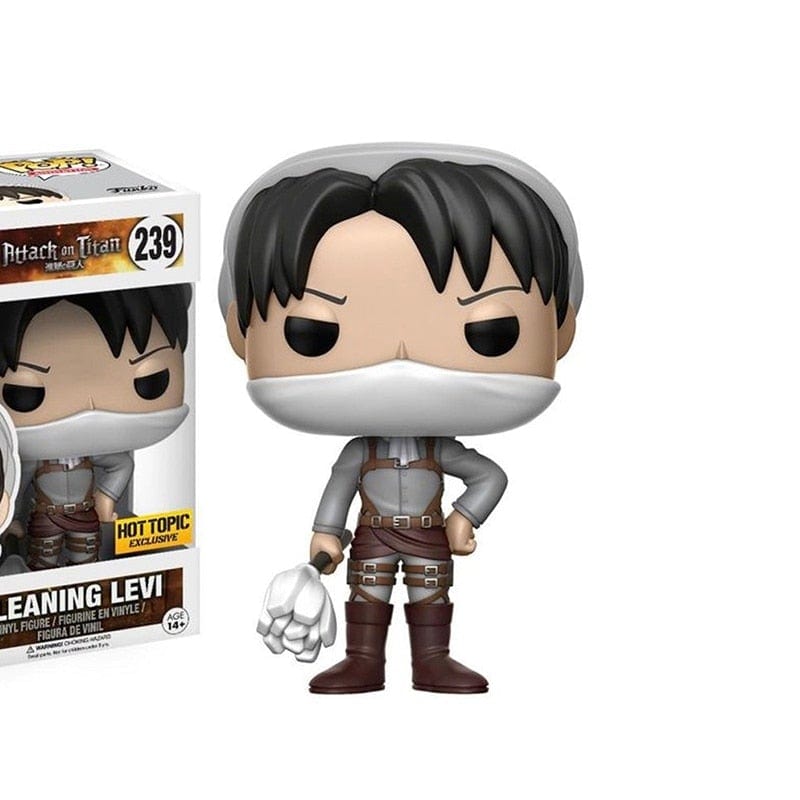 Figurine Pop SNK<br>Cleaning Levi #239 Royaume Figurine